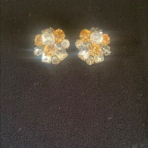 Elegant Crystal Cluster Earrings